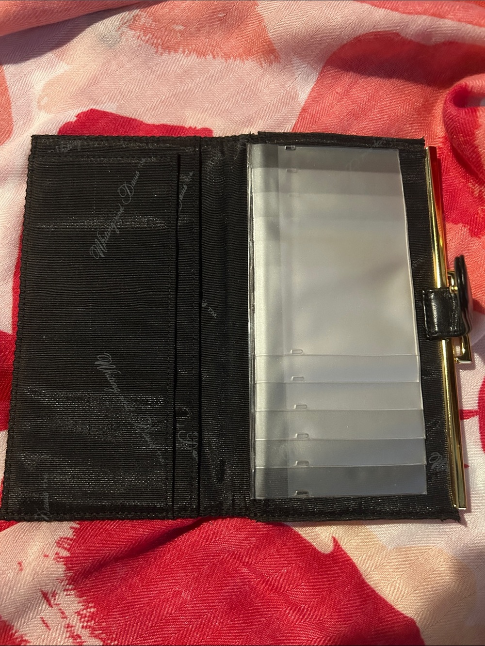 Whiting & Davis Black Long Mesh Evening Wallet or Clutch  W/ Kisslock made in US - Picture 6 of 9